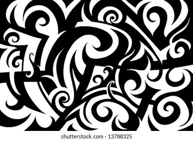 Abstraction with swirls