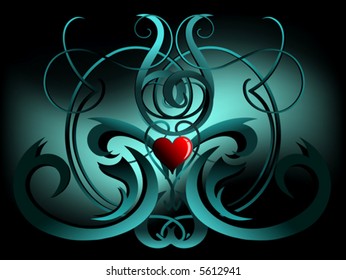 Abstraction with swirls