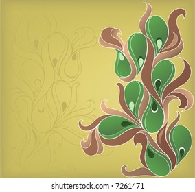 Abstraction with swirls