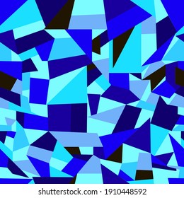 abstraction triangle blue geometric pattern