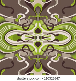 Abstraction from the twisted forms. Vector illustration.