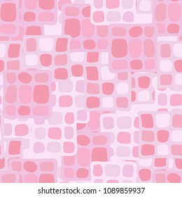 Abstraction. Uneven colored spotted squares. Random order. Fashionable background. Stylish Wallpaper. Seamless texture.