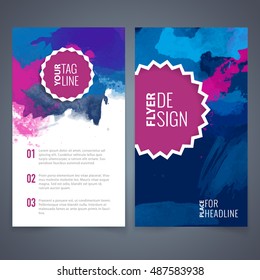 abstraction vector brochure watercolour pattern advertising layout design part color coloration makeup commercial pink star build scene performance blue look luxurious print concept banner drip docume