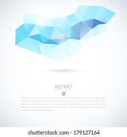 abstraction vector fashionable scene with three object straight water white star conceptual background scene numeric glassware ripple clouds fashionable aesthetic site blue wave luxurious light print