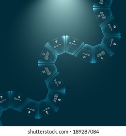 Abstraction. Vector format