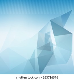 abstraction vector misty geometric scene with triangles straight star conceptual background scene numeric new trendy site flooring blue fancy light concept original banner drip futuristic creation col