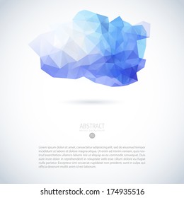 abstraction vector trendy scene with shape item line water star colourful abstract background scene colorful digital cloud modern site blue clouds fancy light print cool art concept flag brochure futu