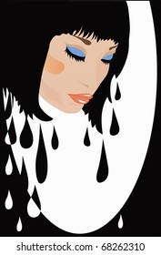 Abstraction with woman