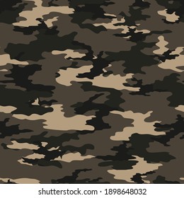 
Abstraction woodland camouflage vector graphics seamless pattern