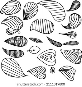 Abstraction,image,black and white linear illustration,wall art,posters,coloring book for adults and children,stained glass style,valart,linar,vector.