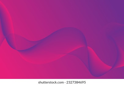 abstractl wave background.background with glowing wave. Shiny moving lines design element. Modern purple blue gradient flowing wave lines. Futuristic technology concept. Vector illus