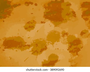 abstractly vector orange watercolor background. Texture of old paper