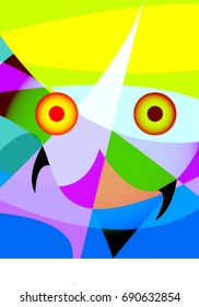 abstractly,art and colourful   