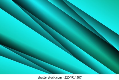 Abstractpapercut blue color background vector