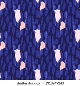 Abstracts Brush Schlaganfall Kreative Trendy Seamless Muster handgezeichnet expressive Vektorillustration Malerei Illustration für Oberfläche , Einladung , Notebook, Banner , Wrap Paper , Textilien, Cover, Magazine 