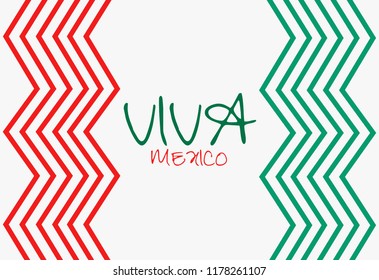 Abstracts design for Mexico independence day.