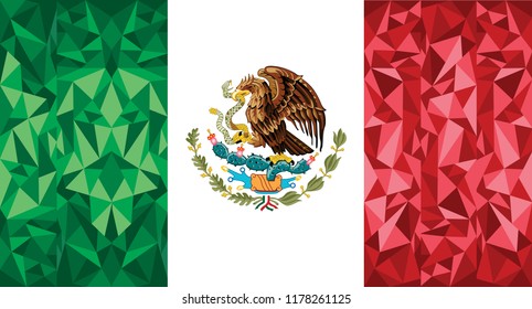 Abstracts design for Mexico independence day.