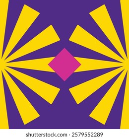 Abstracts geometric shape with colorfully