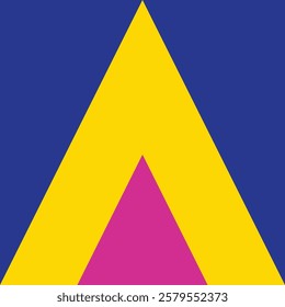 Abstracts geometric shape with colorfully