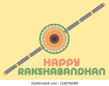 Abstracts and greetings for indian festivals Raksha bandhan.