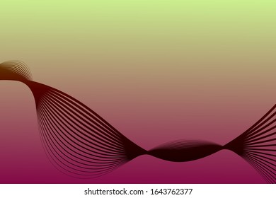 abstract-shaped background with bright gradation colors and many stripes, suitable for background banners, pamphlets, and others