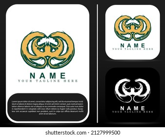 abstrak logo with classic design