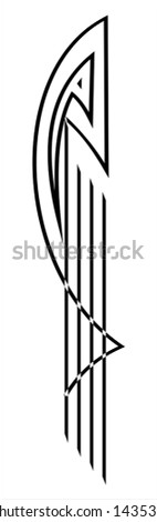 abstrakt art blak vector graphic