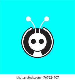 Abstrakt modern ant icon for logo and phone