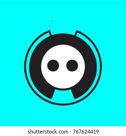 Simple Yet Cute Little Ninja Sticker Stock Vector (Royalty Free ...