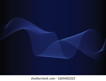Fondo abstracto con diseño de puntos de flujo