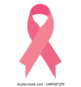 abstrat breast cancer symbol, vector illustration design
