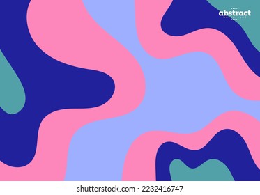 abstrat liquid shape with striped curvy science biology theme for advertisement banner brochure template website cover package design product presentation vector eps.