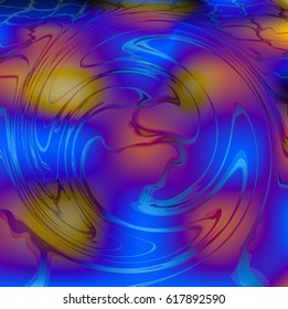 Abstrct  psychedelic colorful twirl background.
