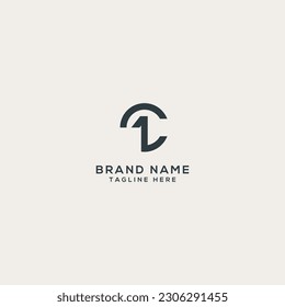 Abstruct C1 1C letter and number monogram logo design.