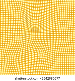 abstruct simple orange colour chaqe wave distort pattern.