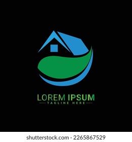 Diseño de la ilustración del logo del vector de abstrucción