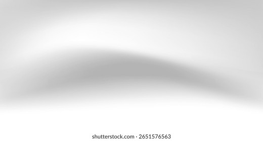 Absttract silver foil background with metal mirror texture. Chrome gradient surface with light gloss realistic texture simple art good