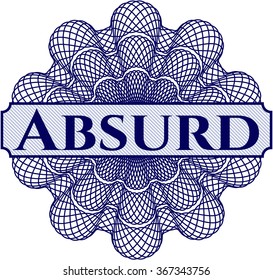Absurd abstract rosette