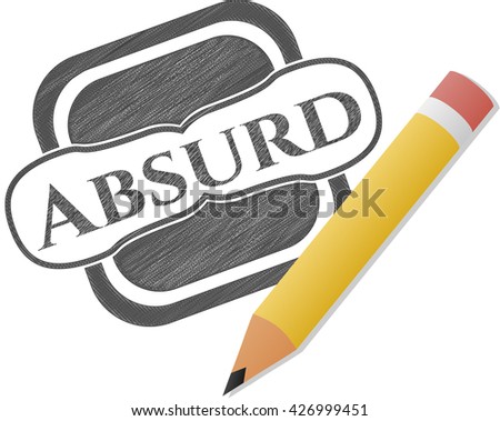 Absurd draw (pencil strokes)