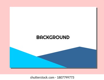 absytract background from blue mountain vector design for presentation, template, poster, card, etc