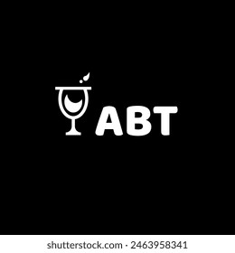 ABT initial letter logo design