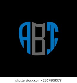 ABT-Brief-Logo kreatives Design. ABT einzigartiges Design.
