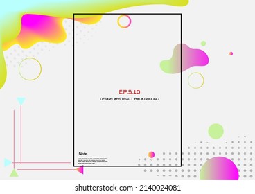 Abtract background with colorful gradient background,modern template,Design concept background