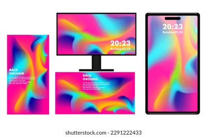 abtract background ,liquid background applied to mobile phones and monitors,eps 10
