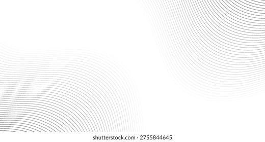 Abtract background multiple wavy line. black wavy line seamless pattern.