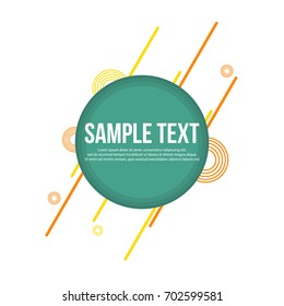Abtract background style geometric collection