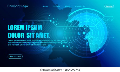 Abtract  background website Landing Page, suitable for website and mobile apps.Illustrator vector eps10.