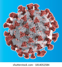 abtract covid19 virus animation vector