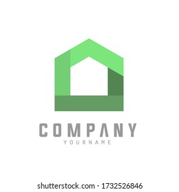 Abtract House Logo Isolate Logo Vector