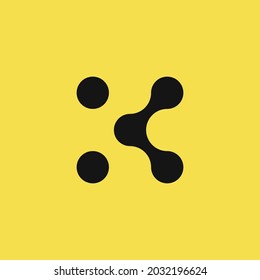 Abtract K Logo Modern And Minimalist